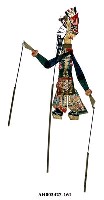 藏品(皮影戲偶—武髯)的圖片